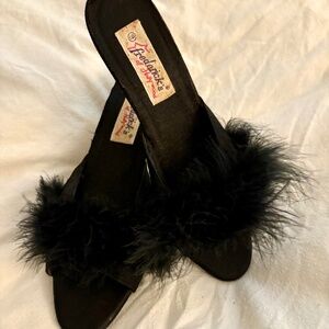 Vintage Frederick’s of Hollywood Satin Bedroom Slipper